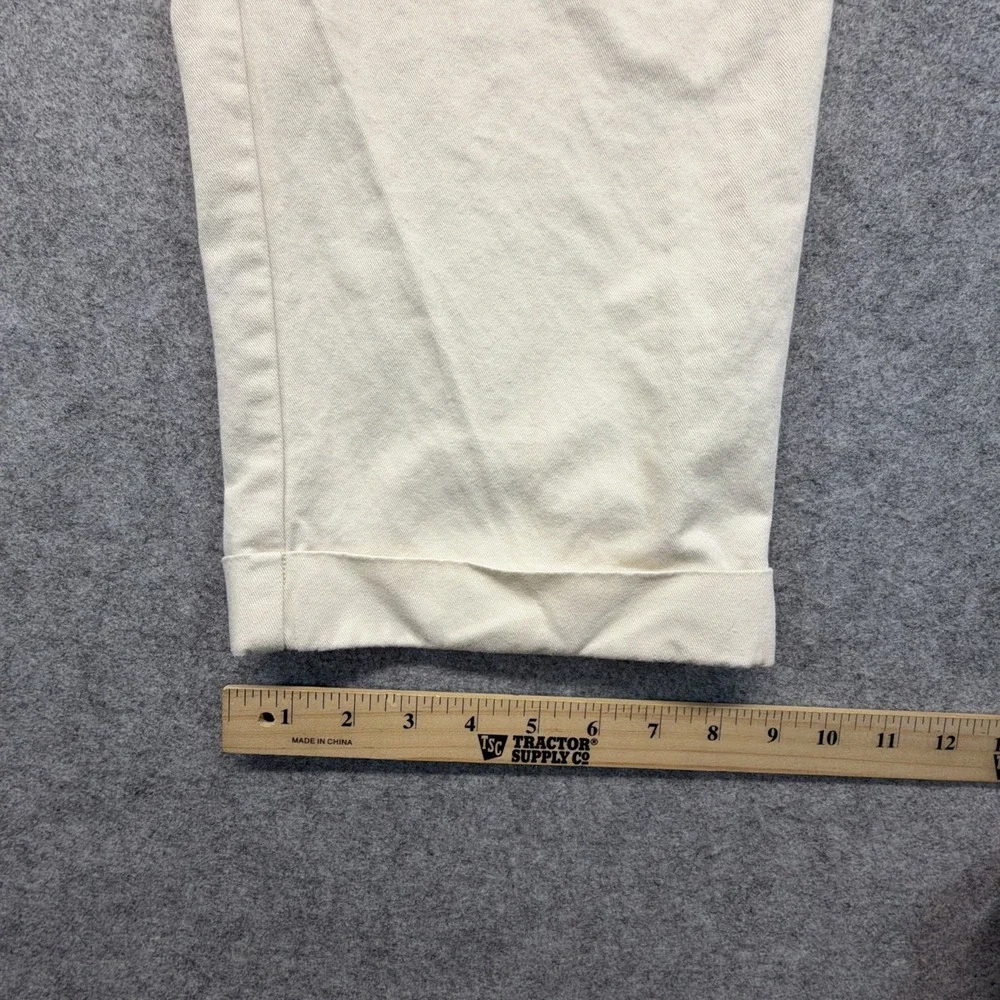 Vtg Polo Ralph Lauren Pants Mens 36x32 (Fits 34x31) Beige Hammond Pleated Chino